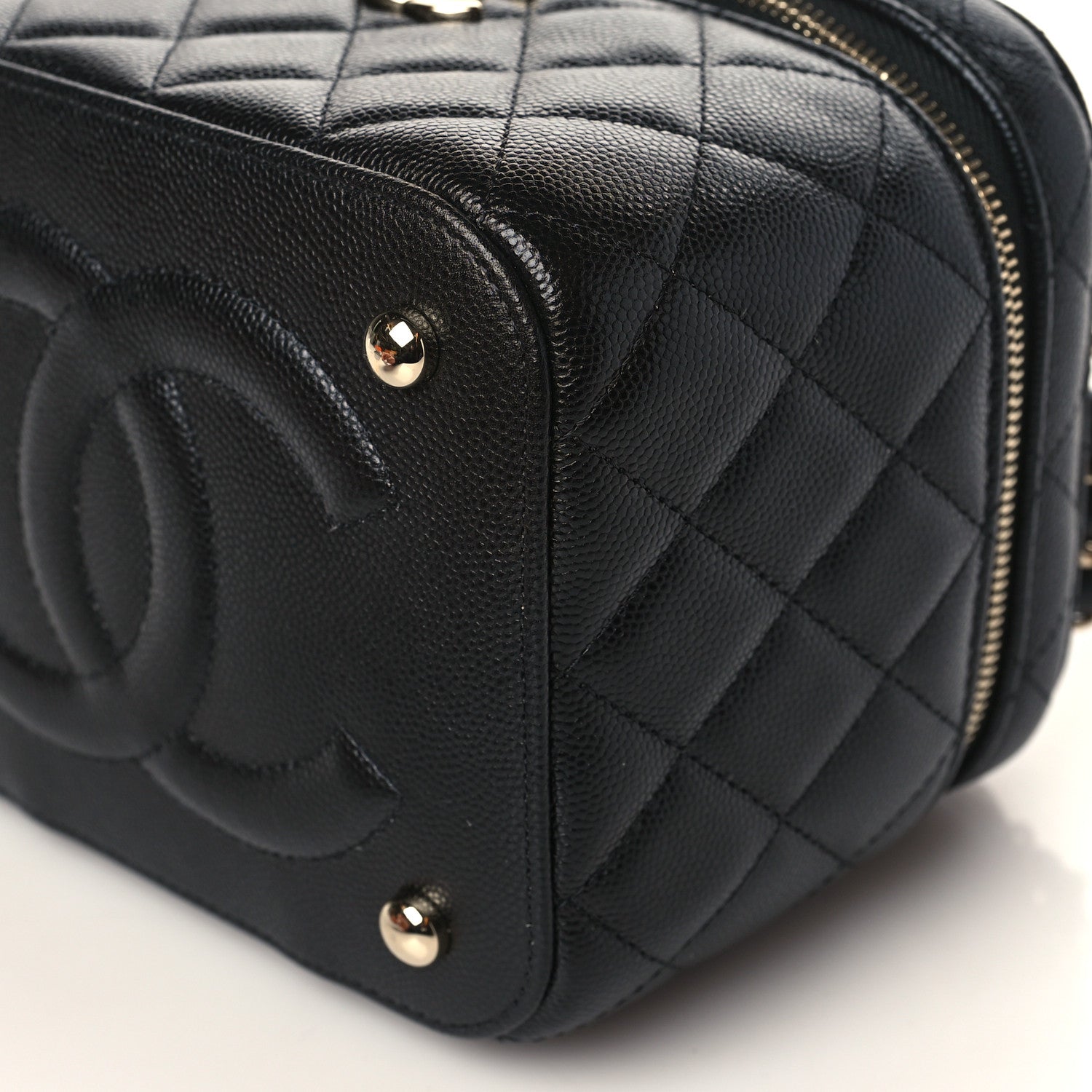 Chanel Caviar Quilted Small CC Vanity Case Black 9 of 9