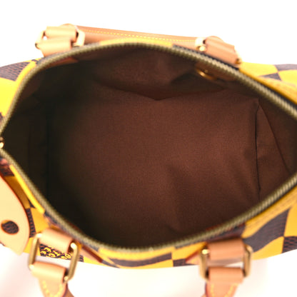 Louis Vuitton Damier Pop Speedy Bandouliere 25 Jaune Mat 5 of 8