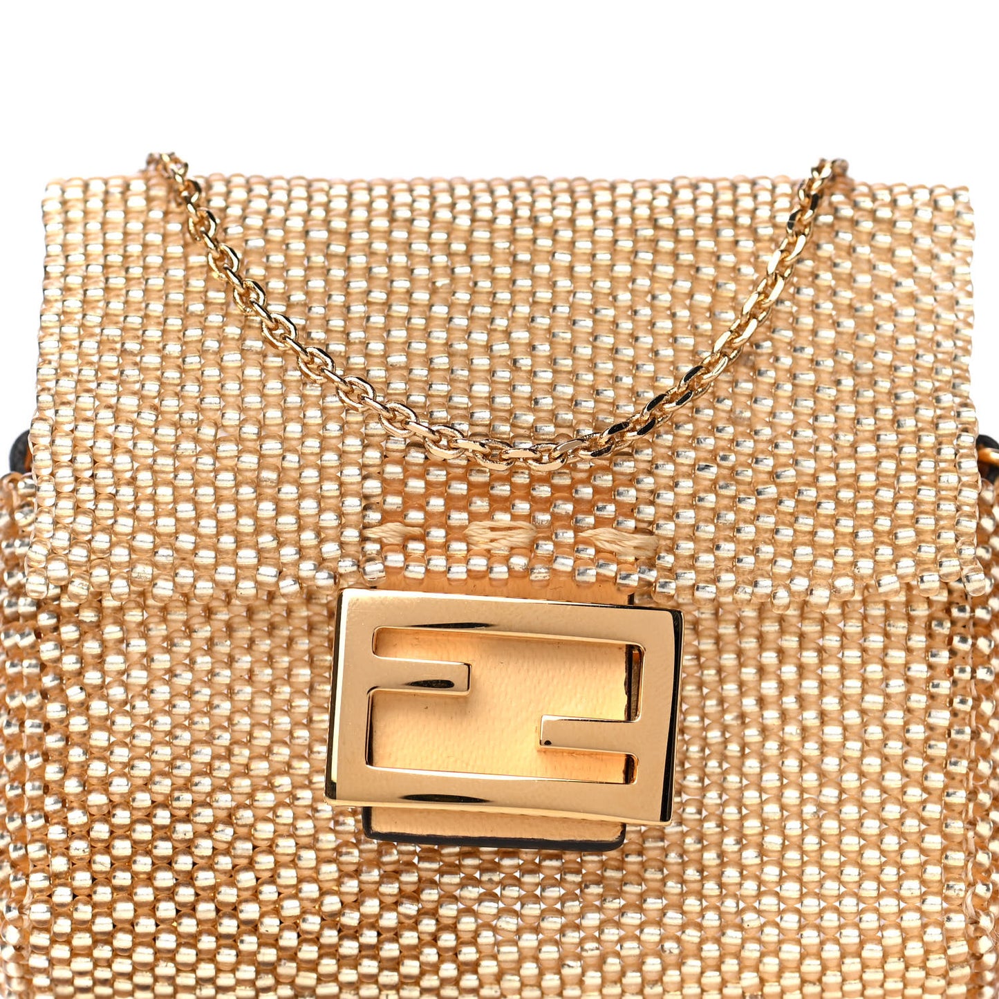 Glass Vitello King Beaded Mini Pico Baguette Charm Semolino