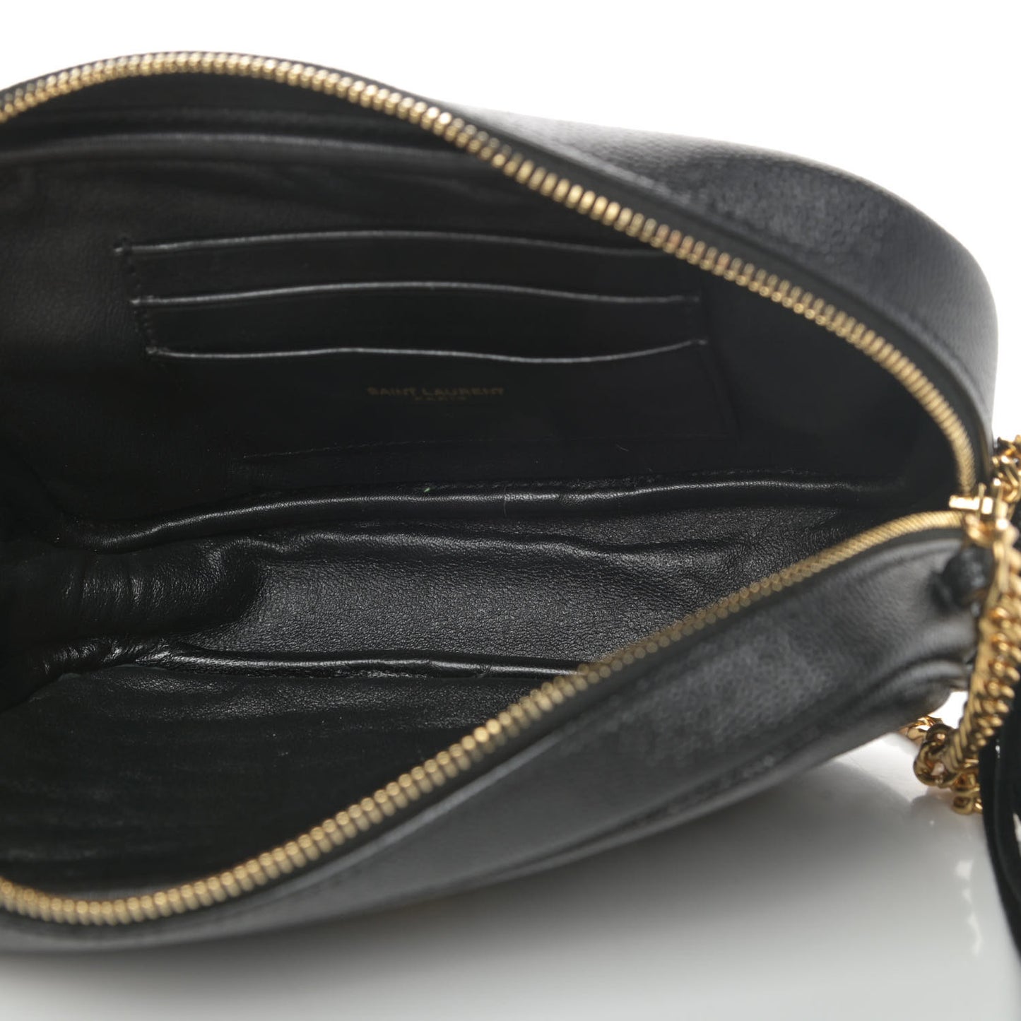 Grain De Poudre Matelasse Monogram Mini Lou Camera Bag Black