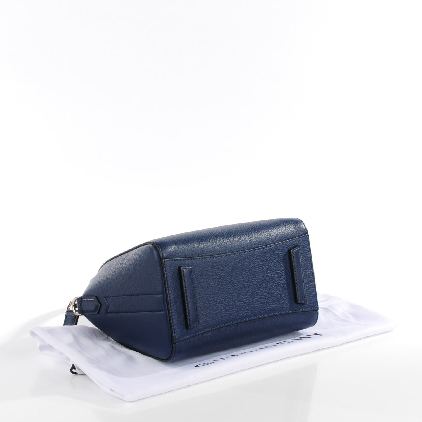 Sugar Goatskin Mini Antigona Deep Blue