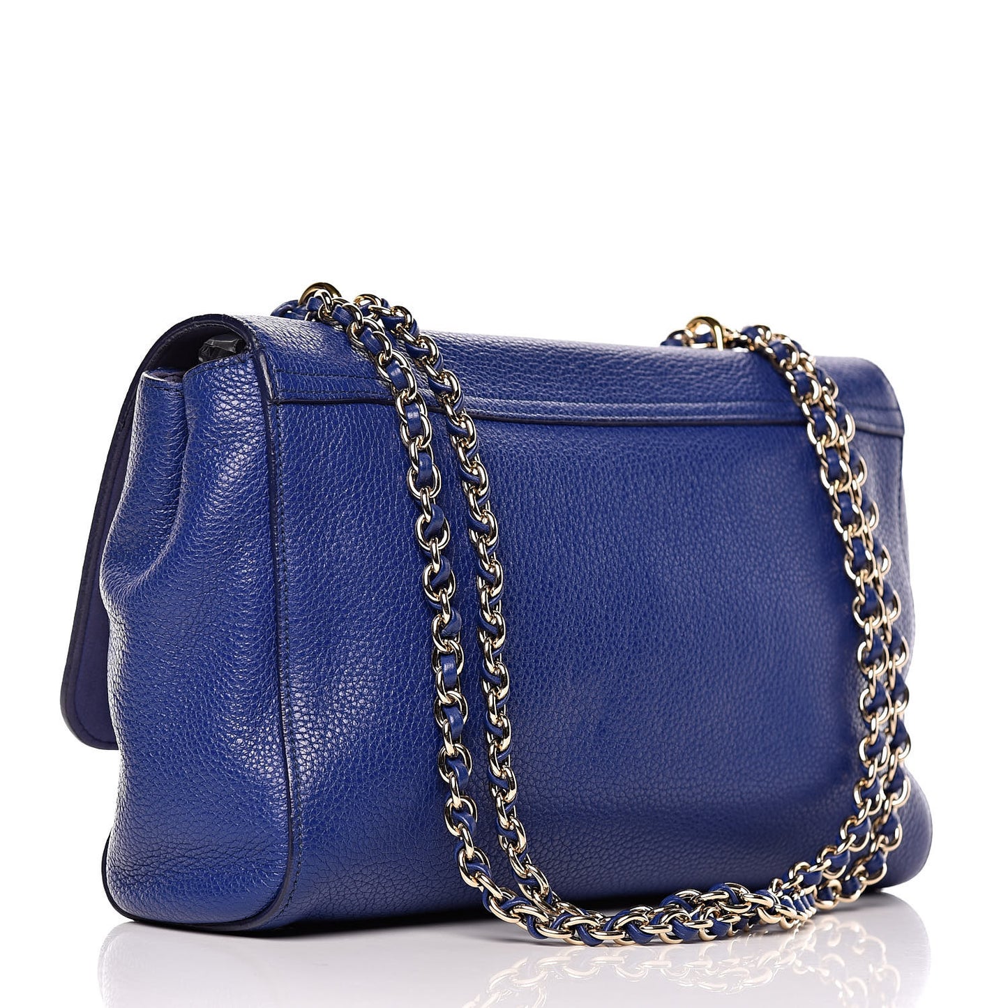 Classic Grain Medium Lily Flap Neon Blue