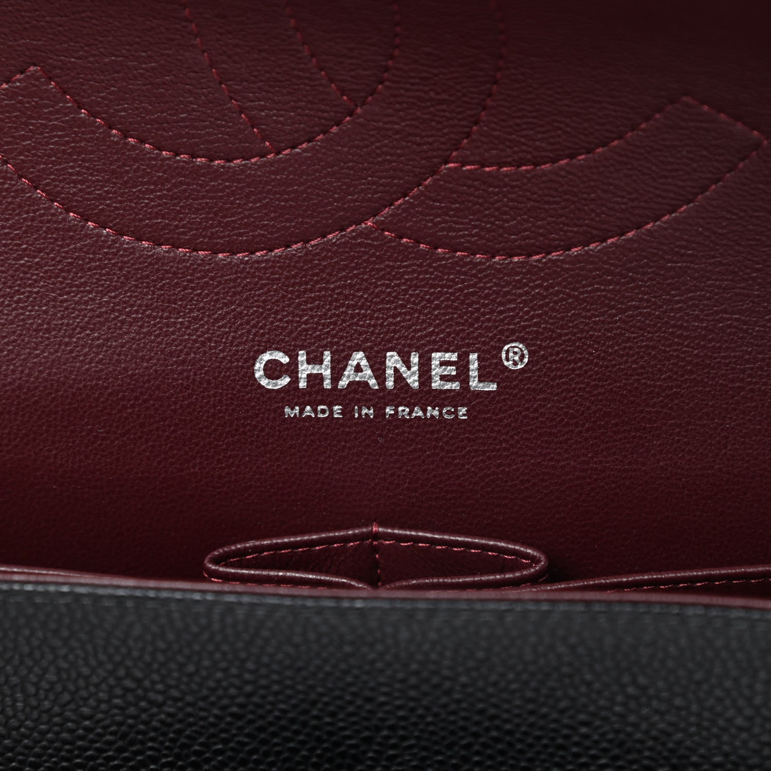 Chanel Caviar Quilted Jumbo Double Flap Black 6 of 11