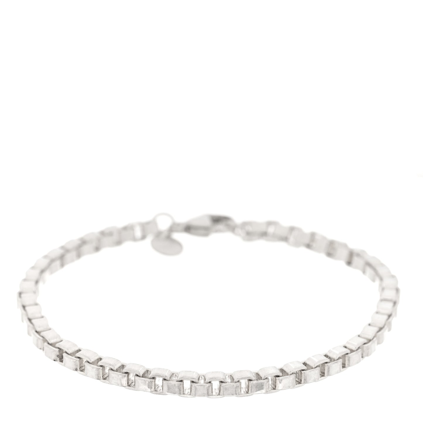 Sterling Silver 4mm Venetian Link Bracelet