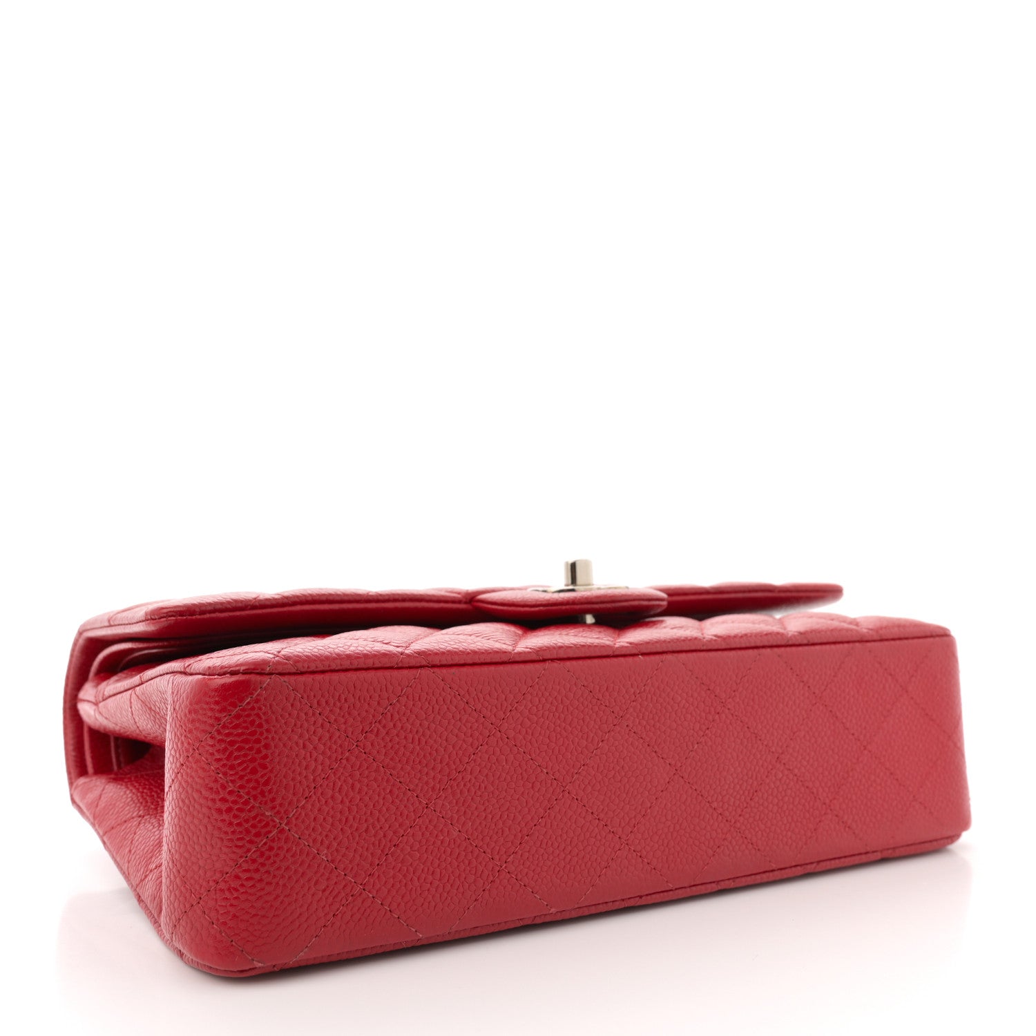 Chanel Caviar Quilted Medium Double Flap Red 4 of 13