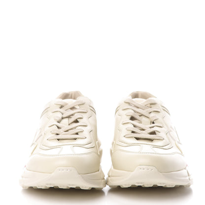 Gucci Calfskin Logo Mens Rhyton Sneakers 8 Ivory 2 of 9