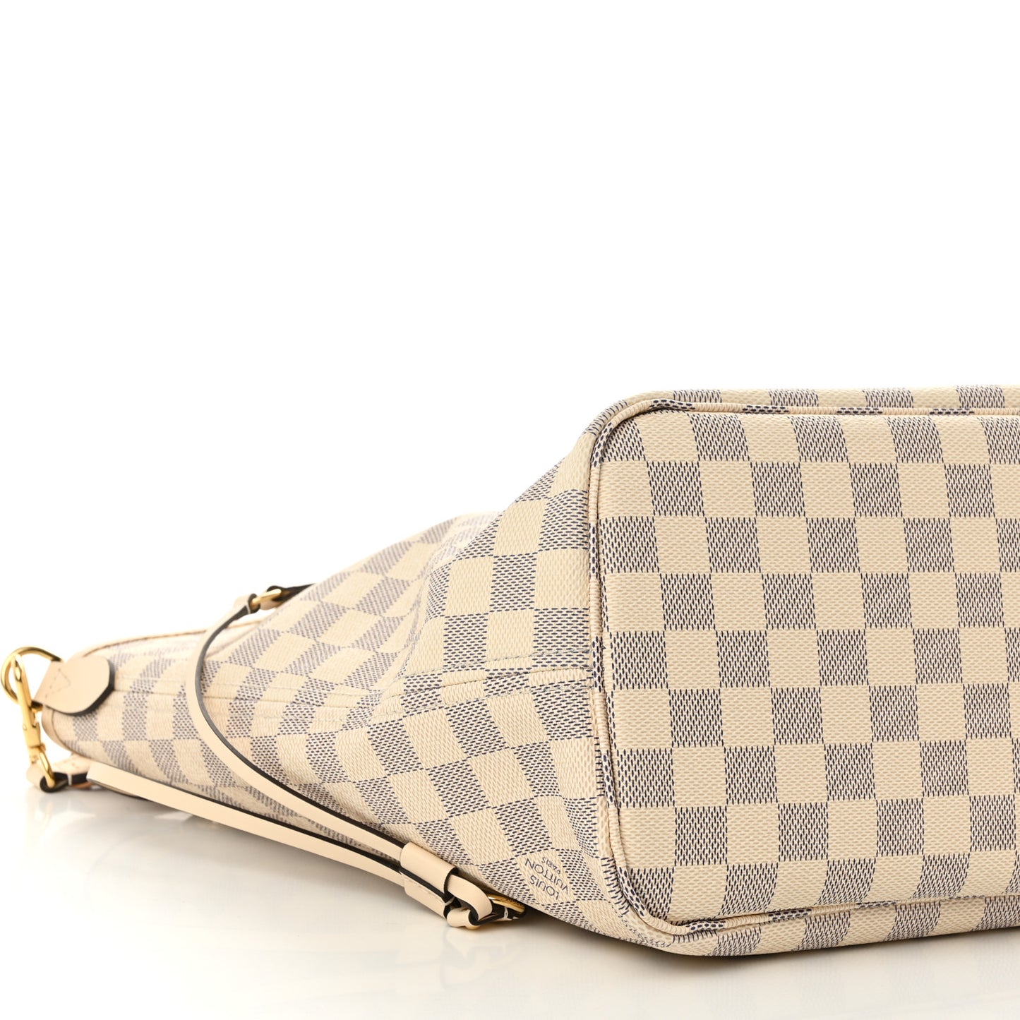 Damier Azur Braided Neverfull MM Pink