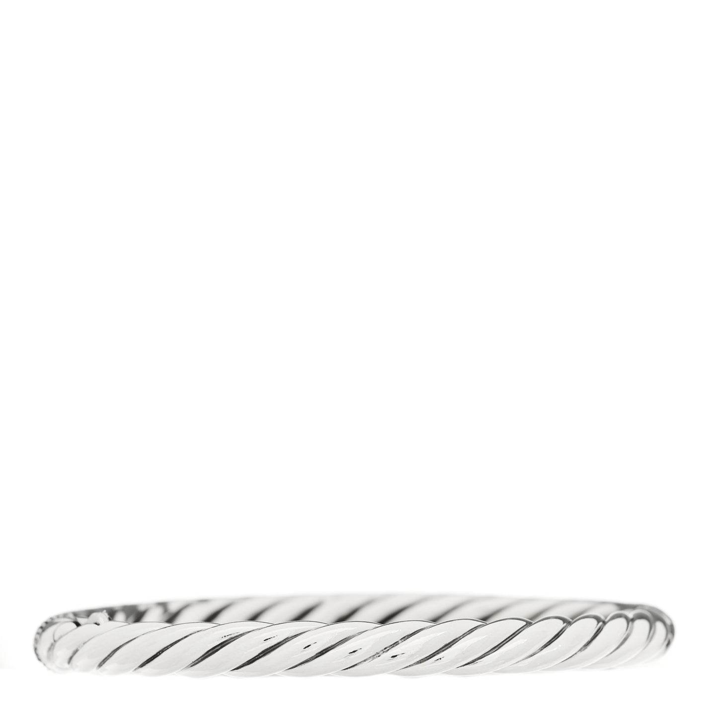 Sterling Silver Diamond 5mm Midnight Melange Bangle Bracelet