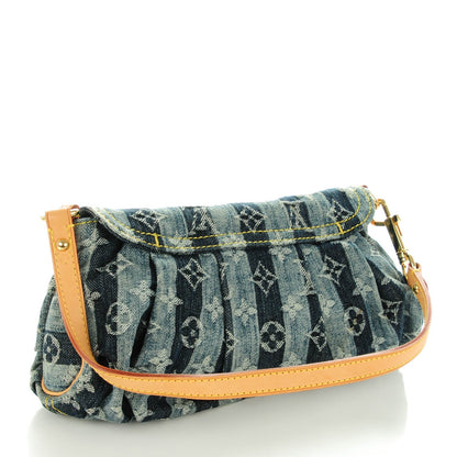 Louis Vuitton Denim Raye Mini Pleaty 3 of 7