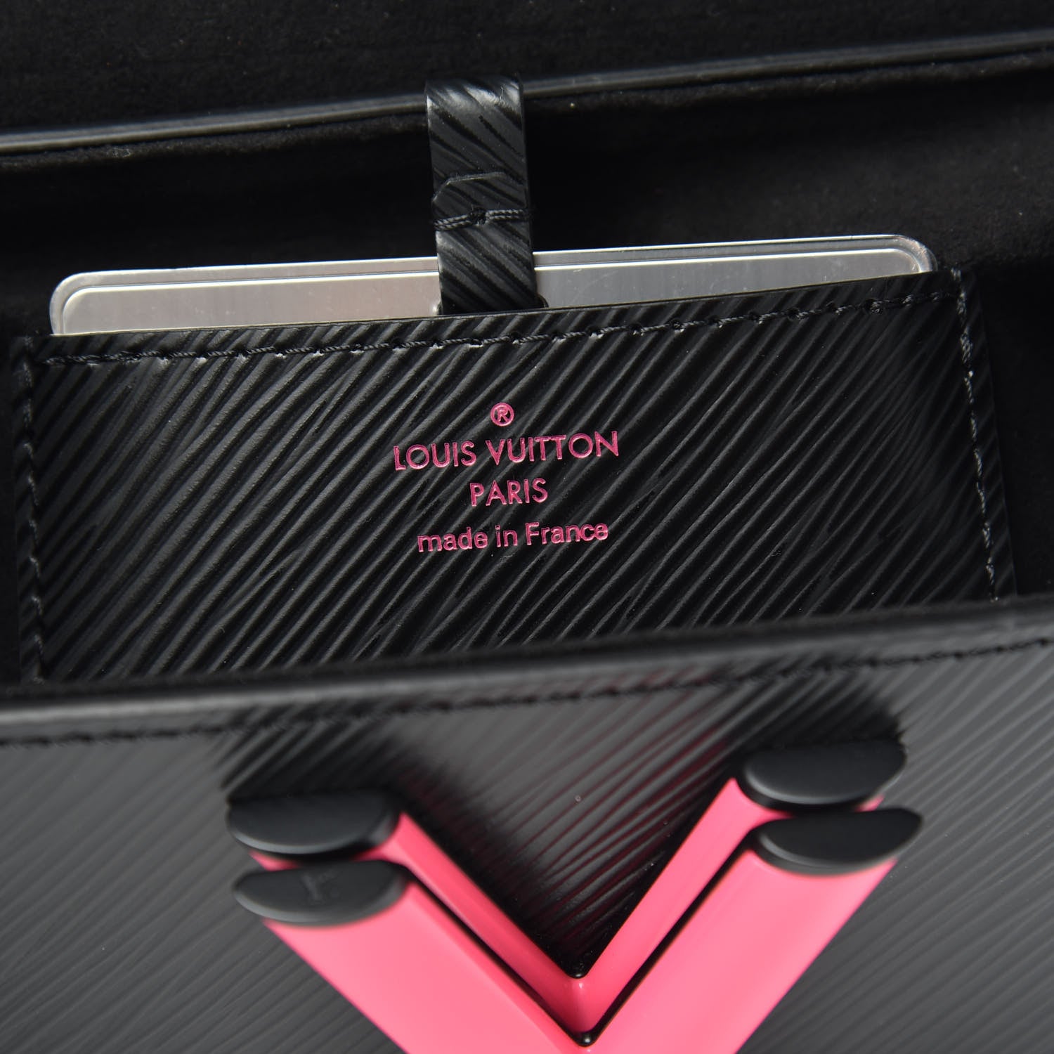 Louis Vuitton Epi Twist Shoulder Bag PM Black Pink 6 of 10