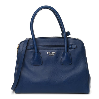 Prada Saffiano Cuir Open Promenade Tote Bluette 1 of 12