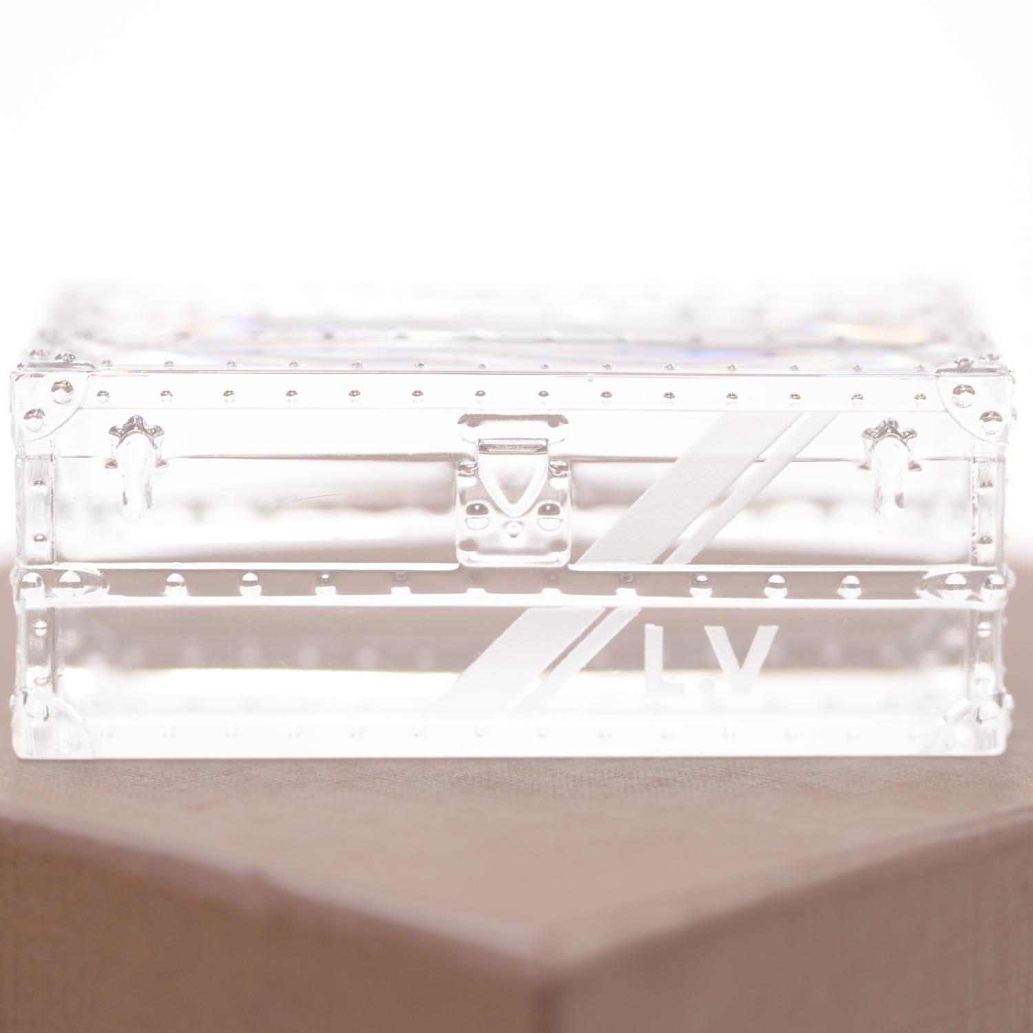Louis Vuitton Crystal Trunk Paperweight 4 of 4