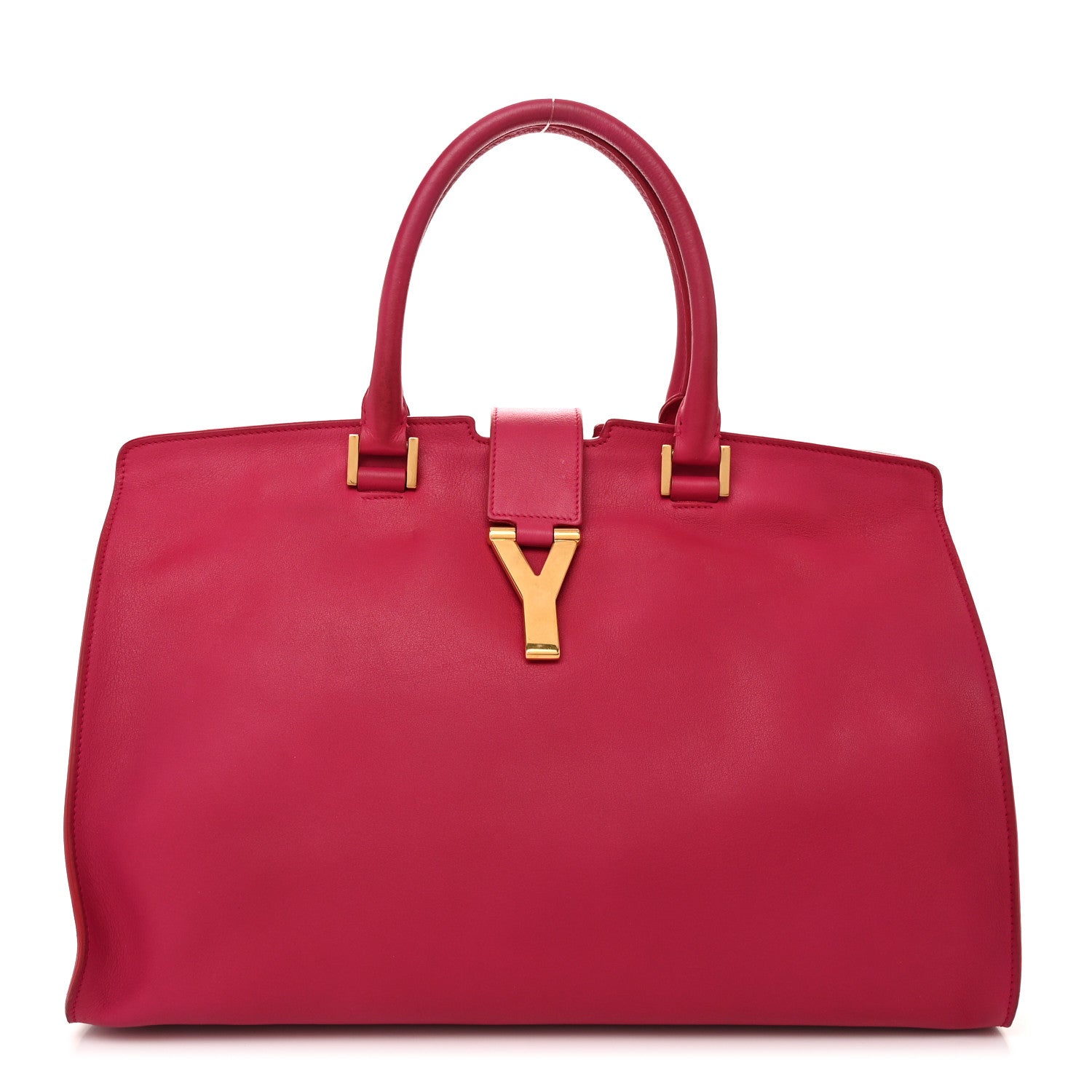 Saint Laurent Calfskin Medium Classic Y Cabas Fuchsia 1 of 12