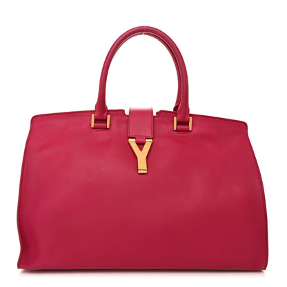Saint Laurent Calfskin Medium Classic Y Cabas Fuchsia 1 of 12