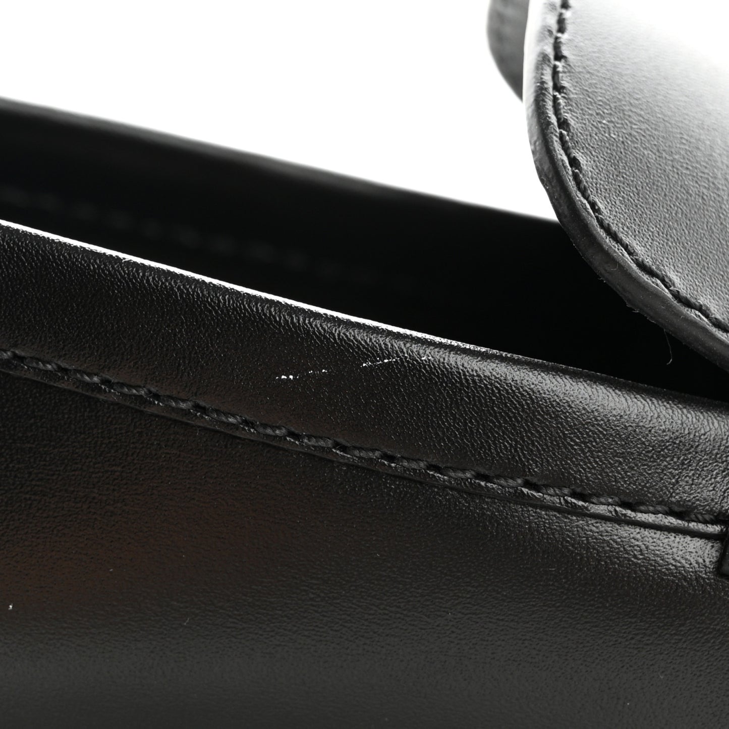 Calfskin CC Platform Loafers 37 Black
