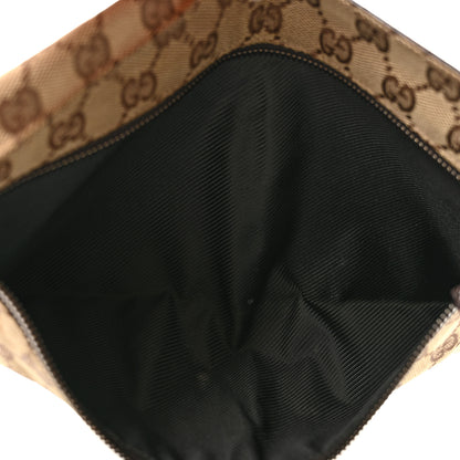 Gucci GG Monogram Double Pocket Belt Bag Dark Brown 5 of 14