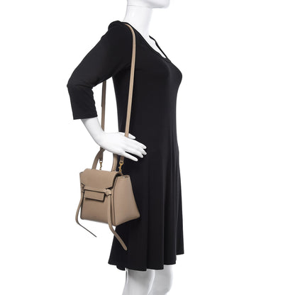 Celine Grained Calfskin Nano Belt Bag Light Taupe 2 of 10