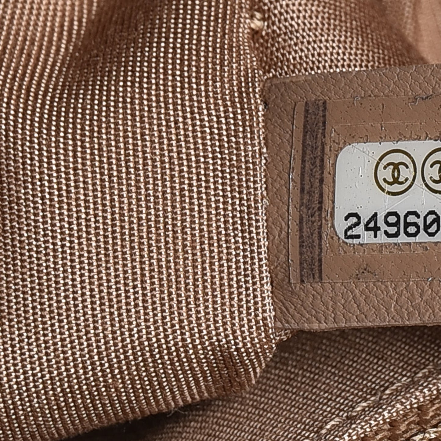 Caviar Chevron New Medium Boy Flap Dark Beige