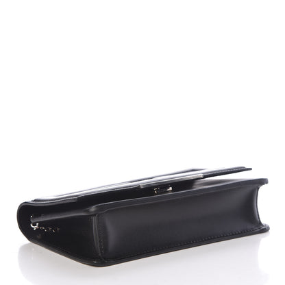 Fendi Vitello Flamingo Tube Wallet on Chain Black 4 of 11