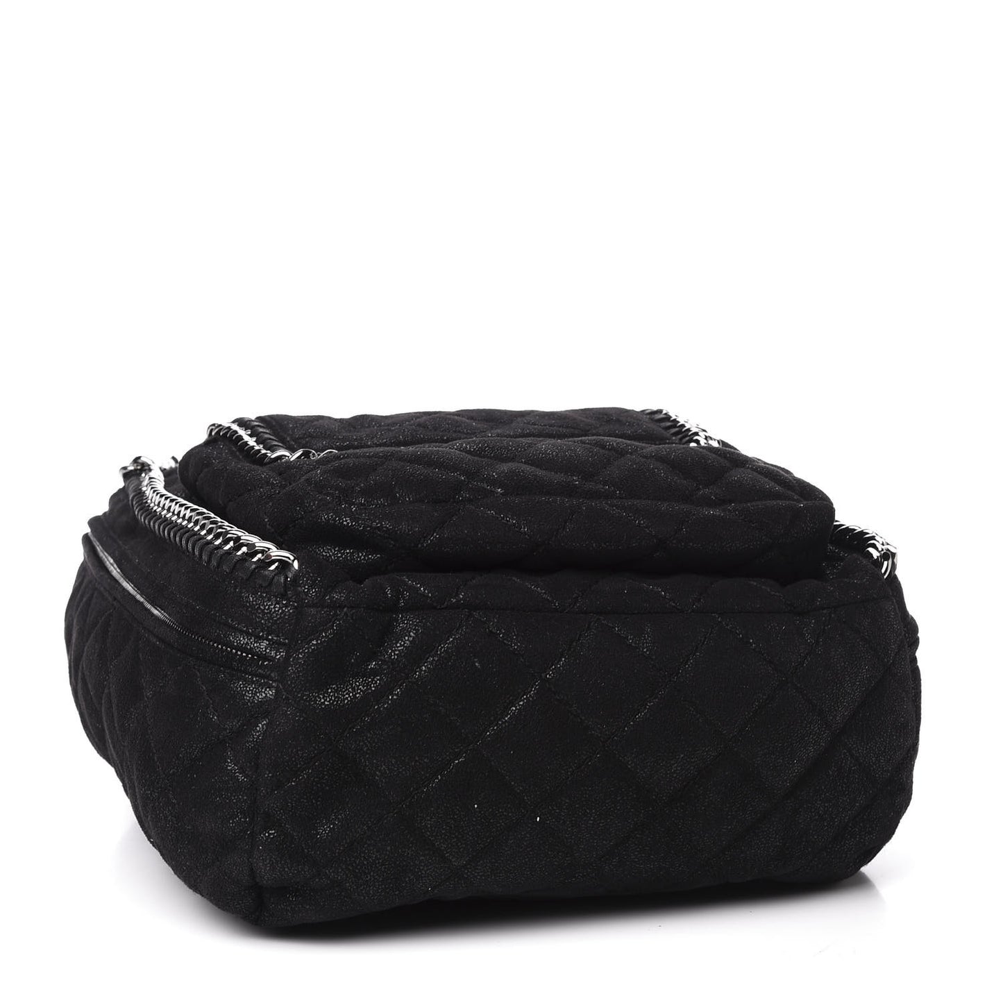 Shaggy Deer Quilted Falabella Backpack Black