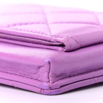 Chanel Quilted CC Phone Holder Light Purple 9 of 11