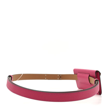Hermes Epsom Kelly Pocket Belt Rose Mexico 2 of 8