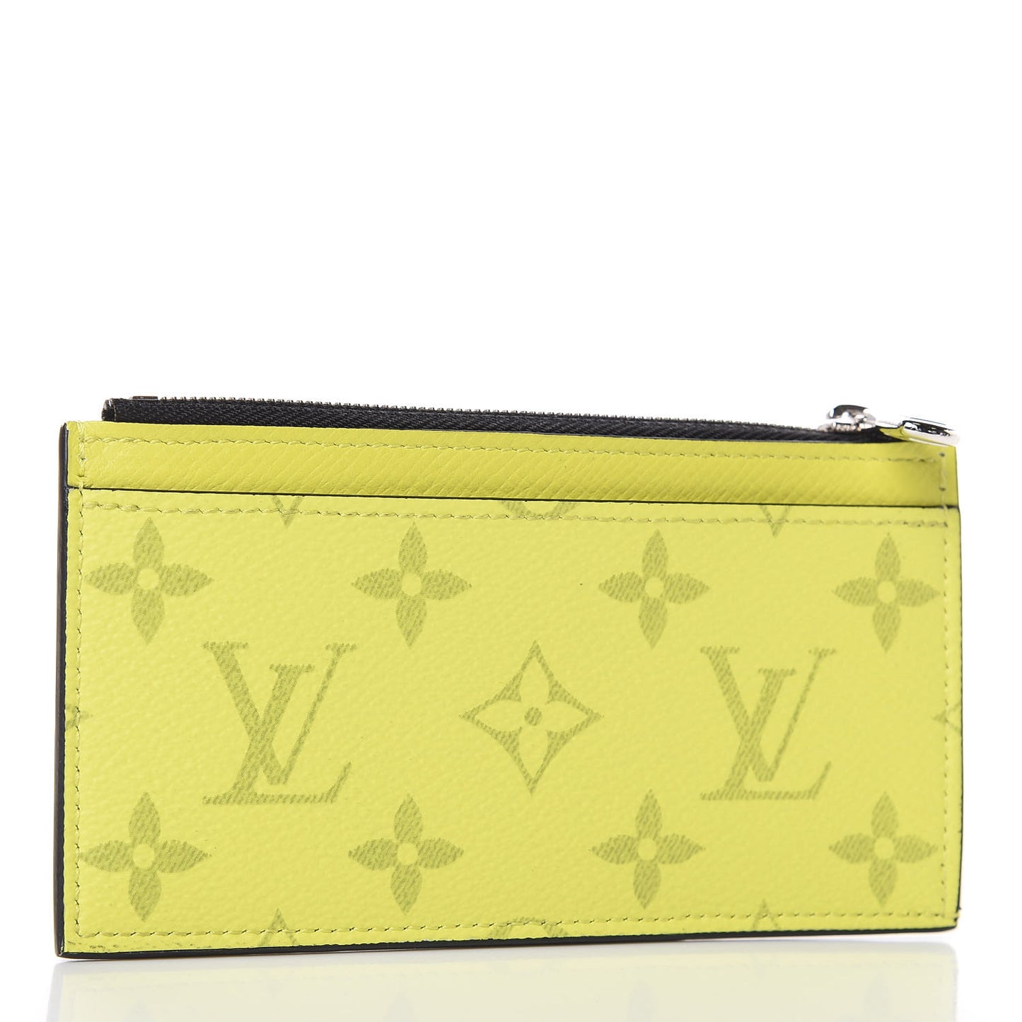 Monogram Taiga Coin Card Holder Yellow