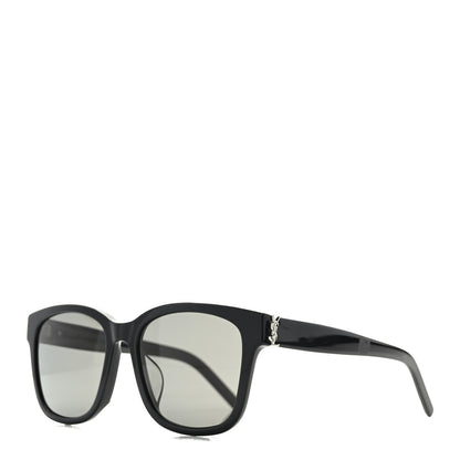 Saint Laurent Acetate Square Sunglasses SL M68 Black 1 of 9