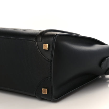 Celine Smooth Calfskin Micro Luggage Black 7 of 7