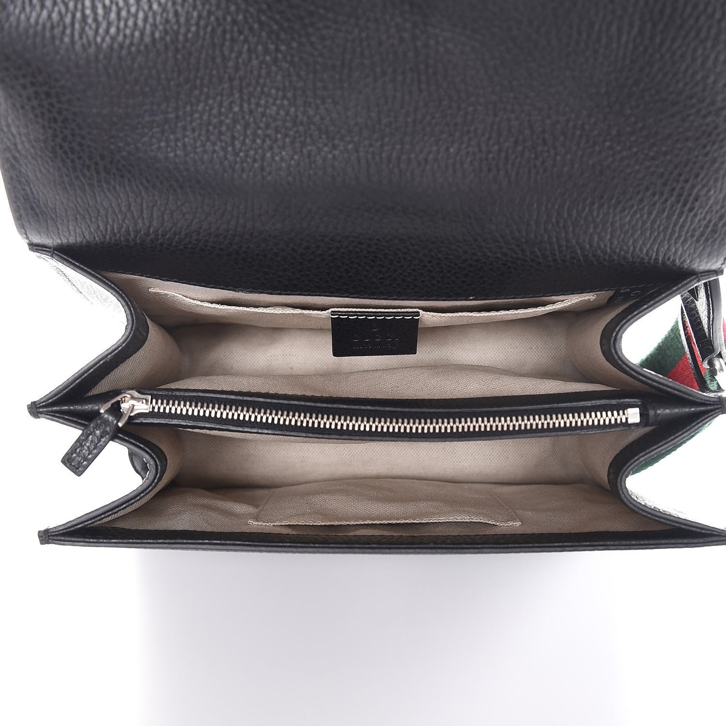 Dollar Calfskin Crystal Web Medium Dionysus Bamboo Top Handle Bag Black Black Diamond