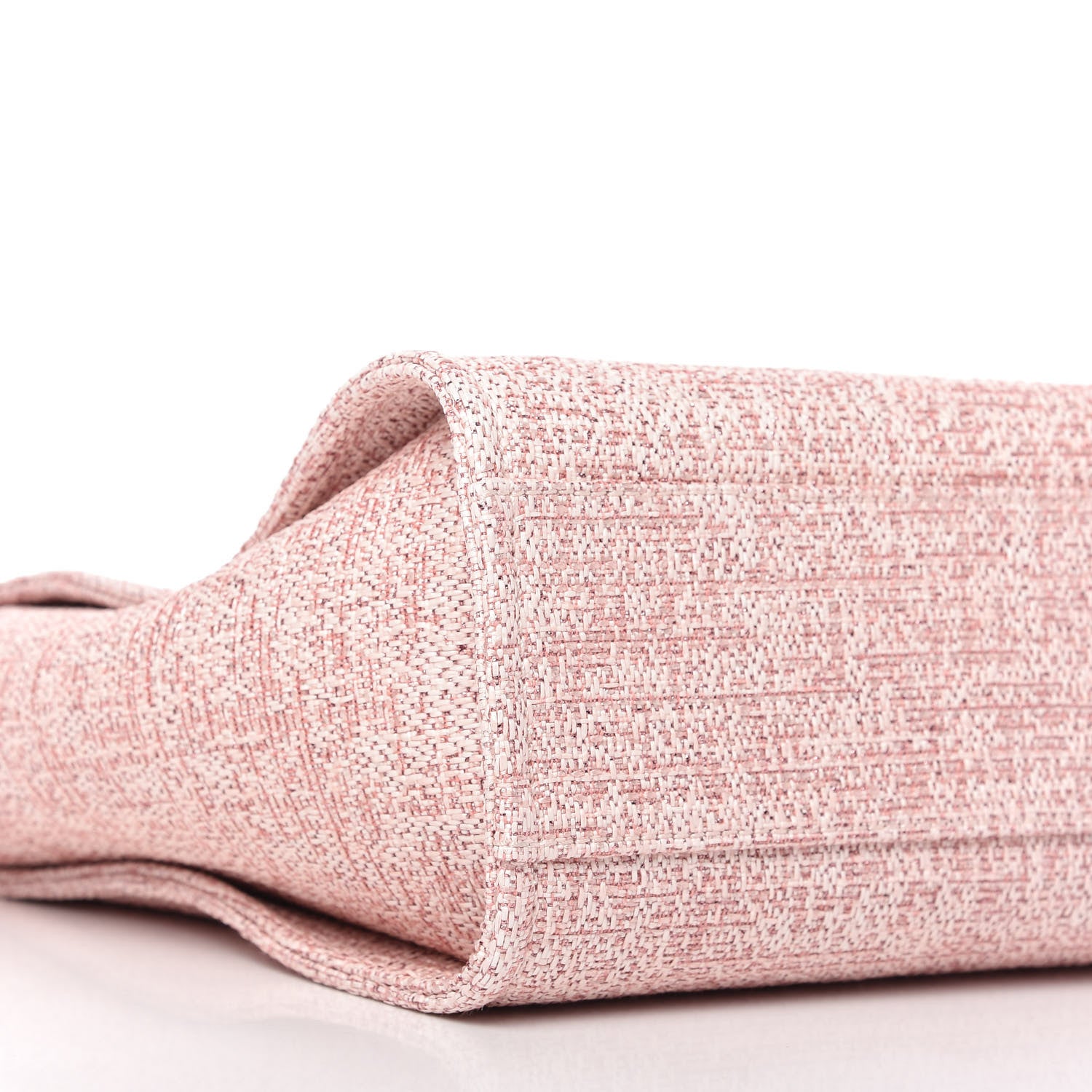 Chanel Lurex Boucle Small Deauville Tote Pink 6 of 10