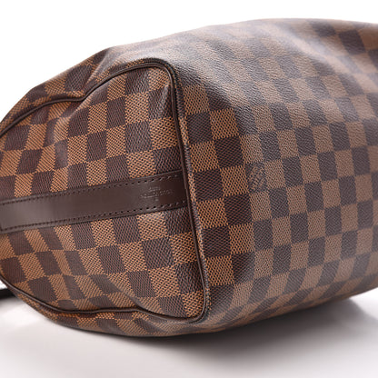 Louis Vuitton Damier Ebene Speedy Bandouliere 25 9 of 10
