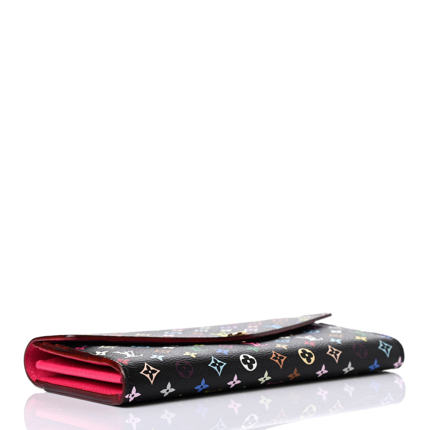 Louis Vuitton Monogram Multicolor Sarah Wallet NM Black Grenade 3 of 4