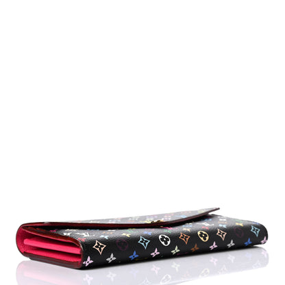 Louis Vuitton Monogram Multicolor Sarah Wallet NM Black Grenade 3 of 4