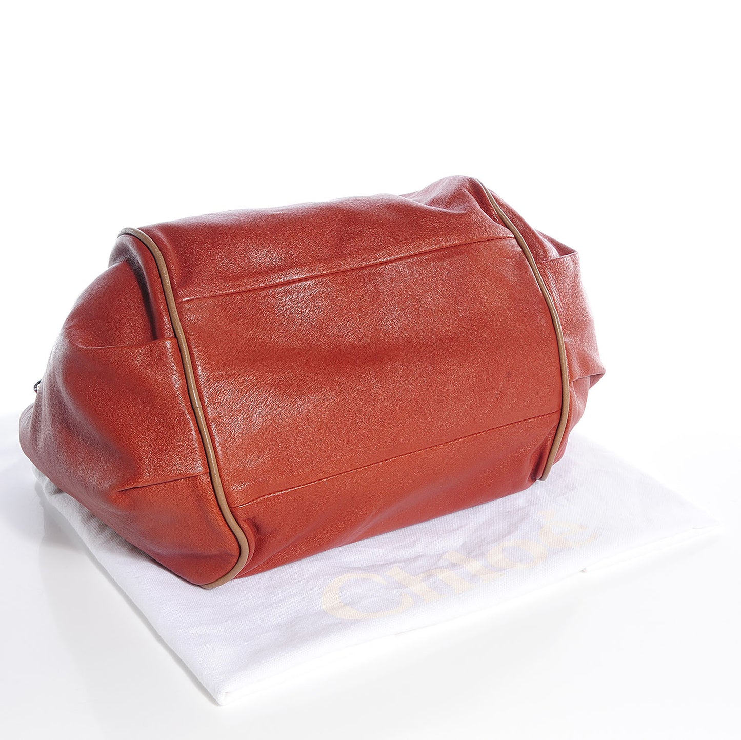 Calfskin Medium Ethel Satchel Red Blush