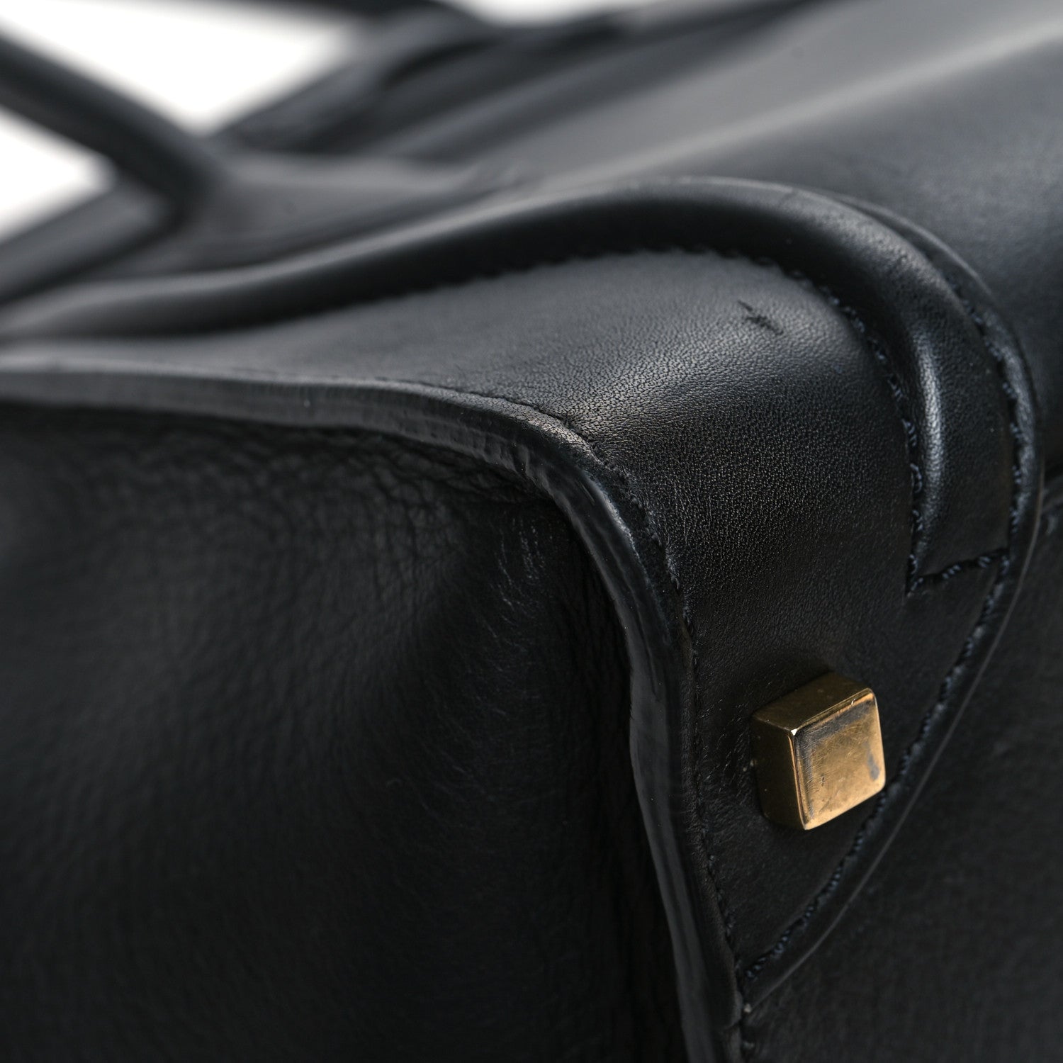 Celine Smooth Calfskin Shoulder Luggage Black 9 of 13