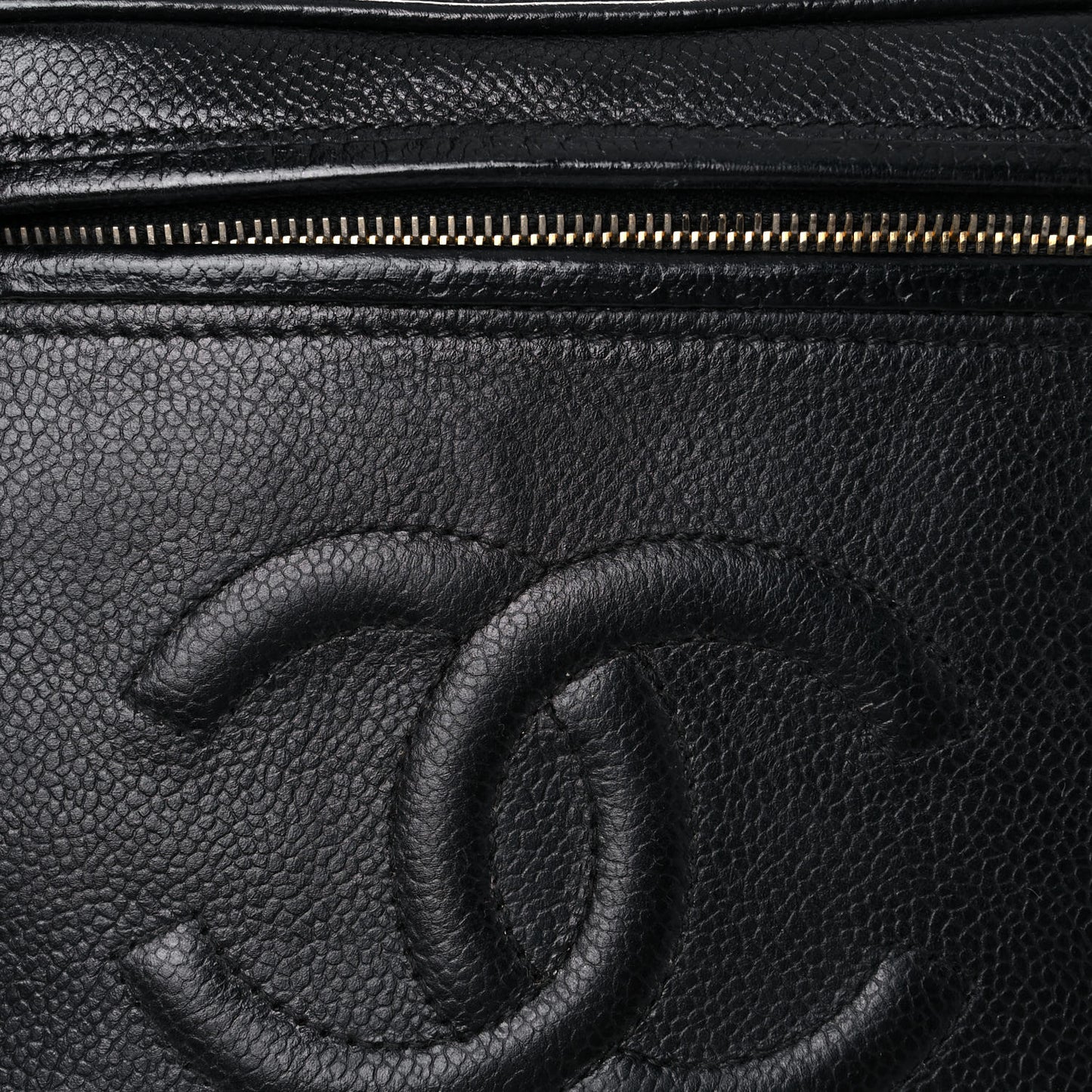 Caviar CC Vanity Train Case Black