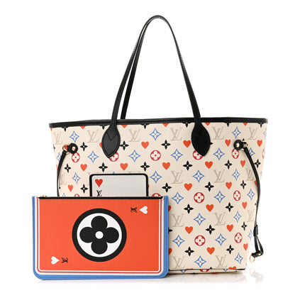 Louis Vuitton Game On Neverfull MM White 1 of 11