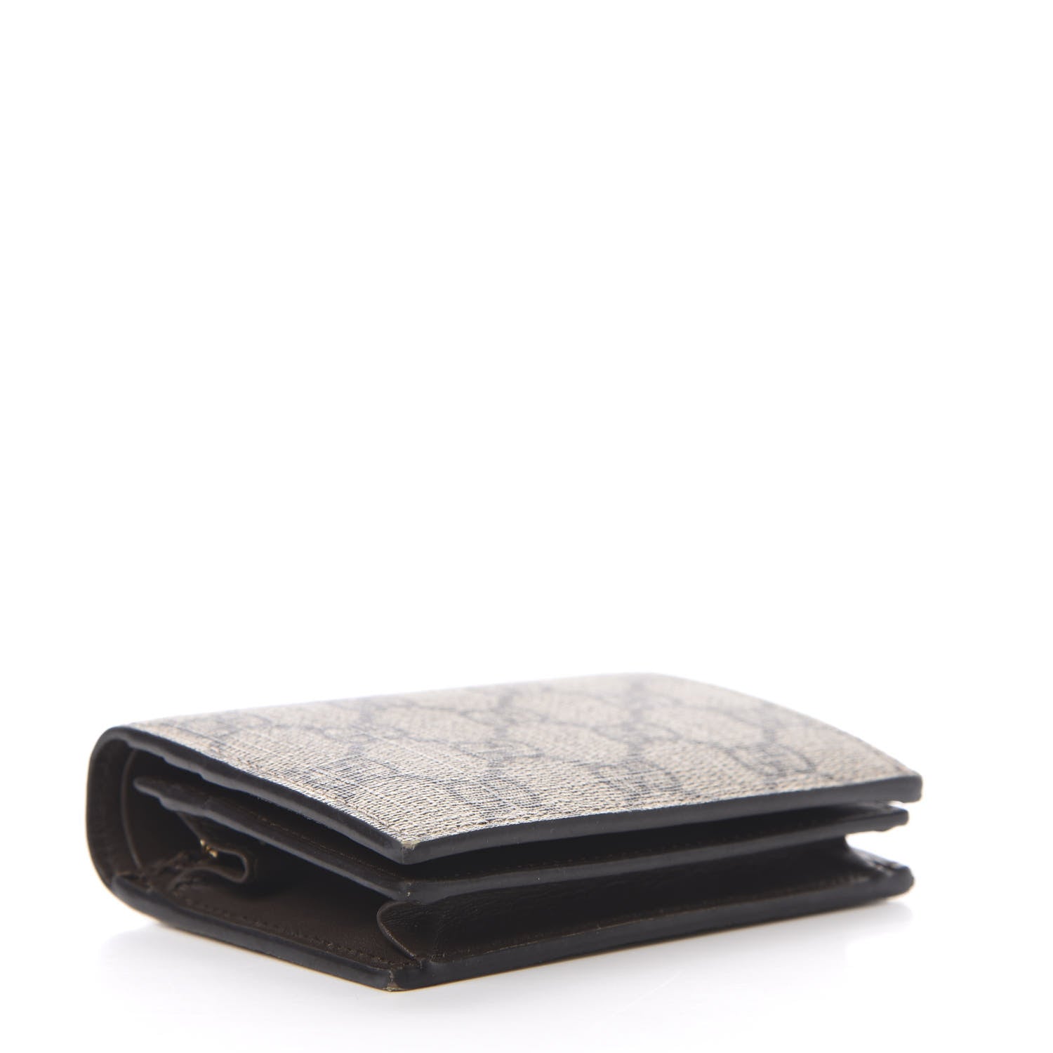 Gucci GG Supreme Monogram Card Case Beige 4 of 8