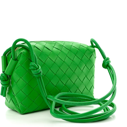 Bottega Veneta Nappa Intrecciato Mini Loop Camera Bag Parakeet 3 of 10