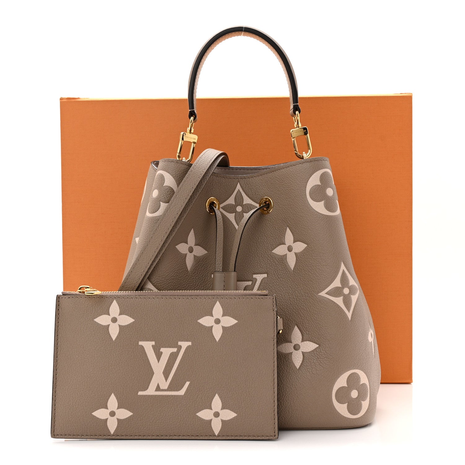 Louis Vuitton Empreinte Monogram Giant Neonoe MM Tourterelle Creme 11 of 11