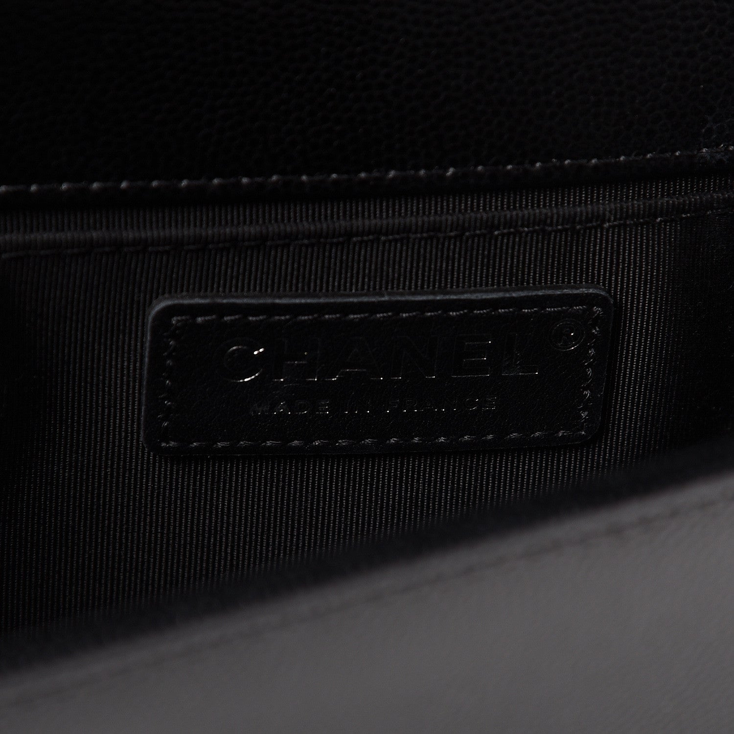 Chanel Caviar Quilted Medium Boy Flap Black 6 of 12