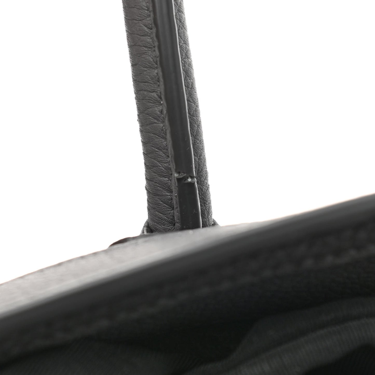 Baby Drummed Calfskin Nano Luggage Kohl