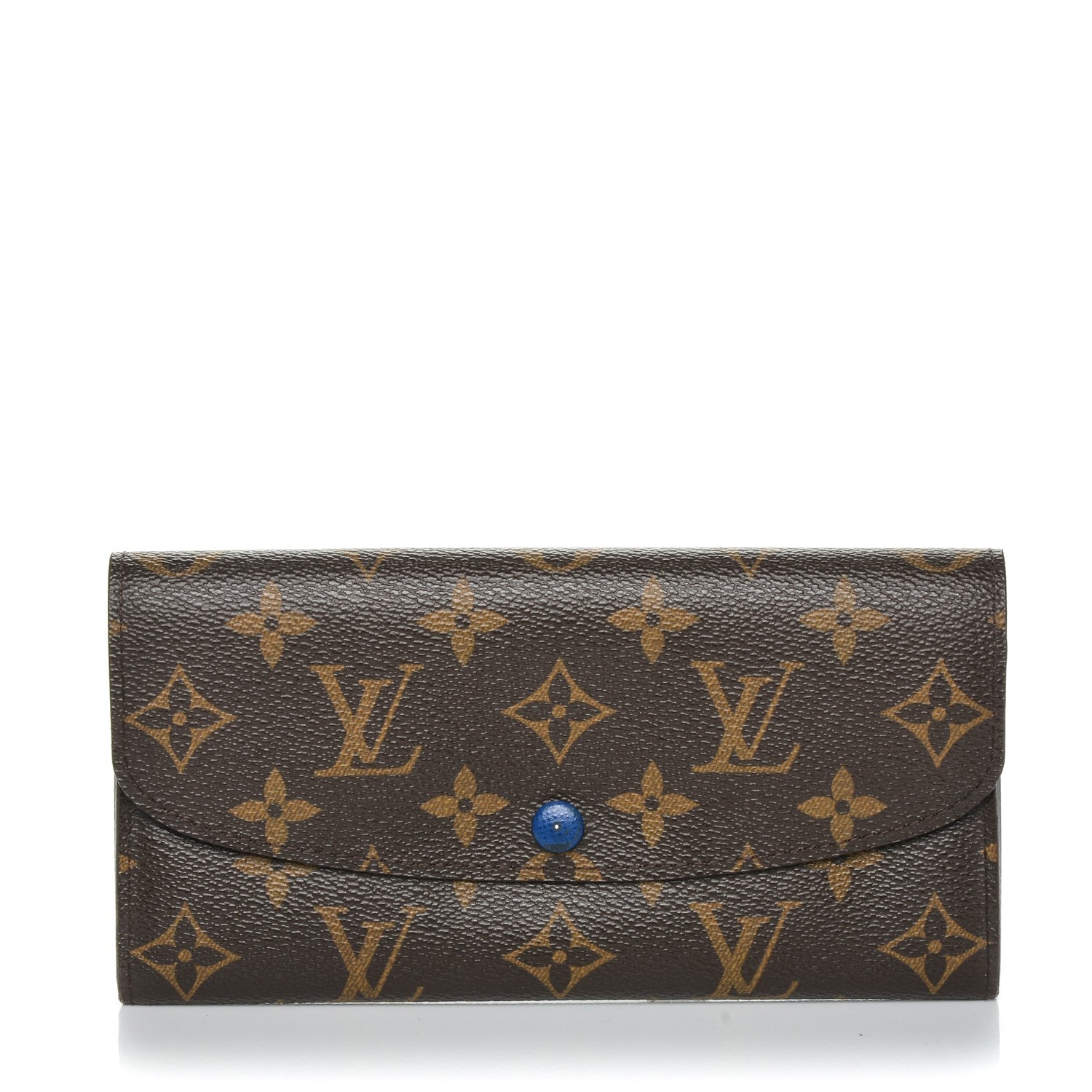 Louis Vuitton Monogram Emilie Wallet Blue 1 of 7