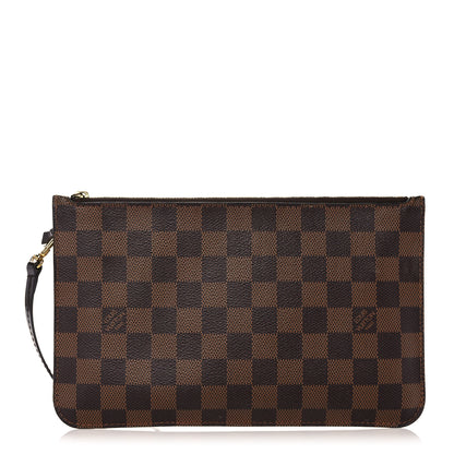 Louis Vuitton Damier Ebene Neverfull MM GM Pochette 1 of 13