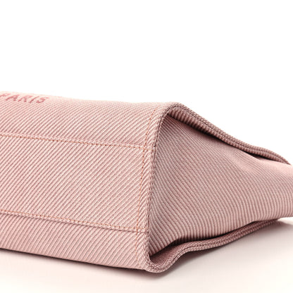 Chanel Mixed Fibers Calfskin Small Deauville Tote Rose Pink 7 of 10