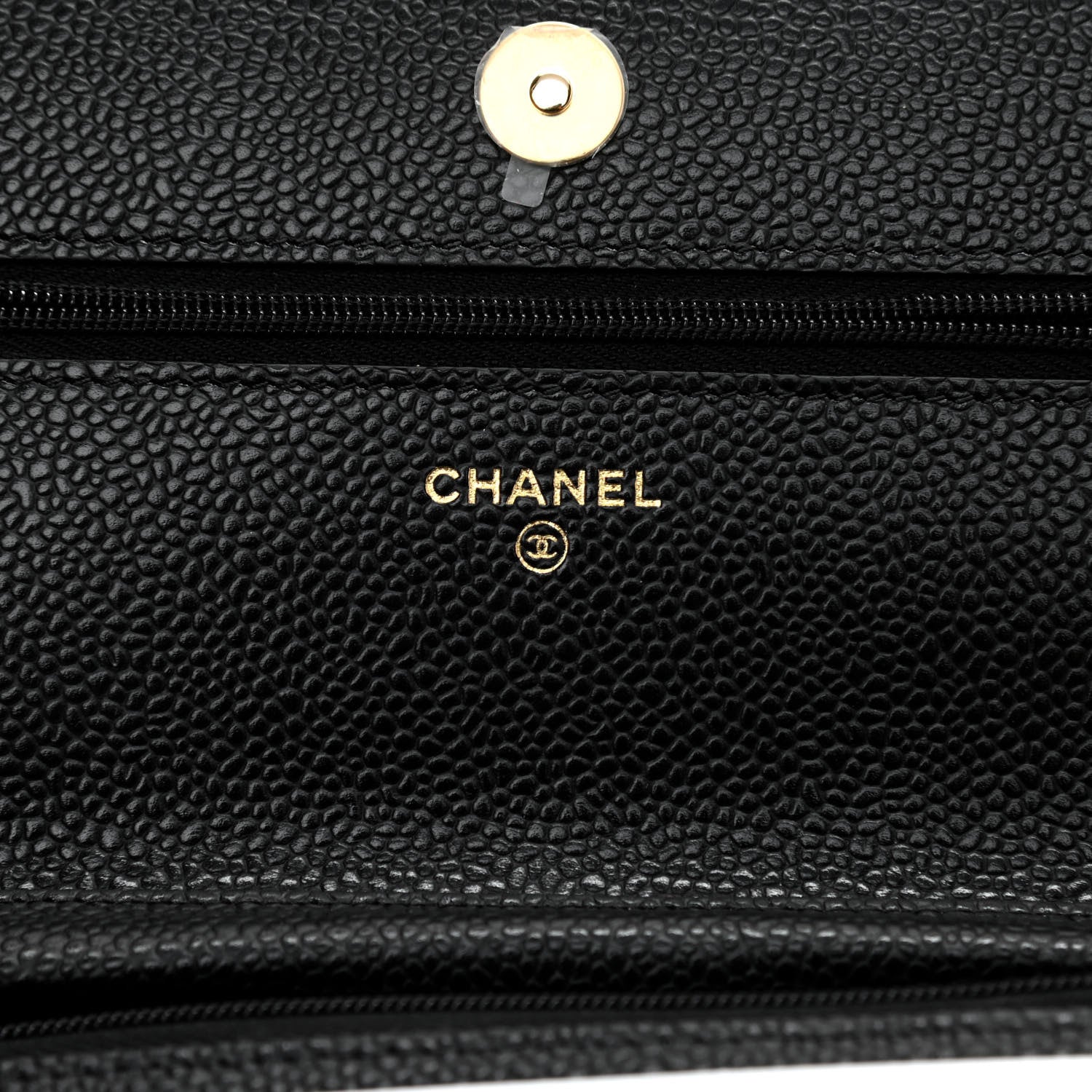 Chanel Caviar Quilted Wallet On Chain WOC Black 5 of 9