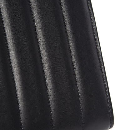 Saint Laurent Lambskin Matelasse Monogram Vicky Chain Wallet Black 11 of 15