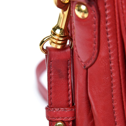 Miu Miu Nappa Padded Shoulder Bag Rubino 19 of 20
