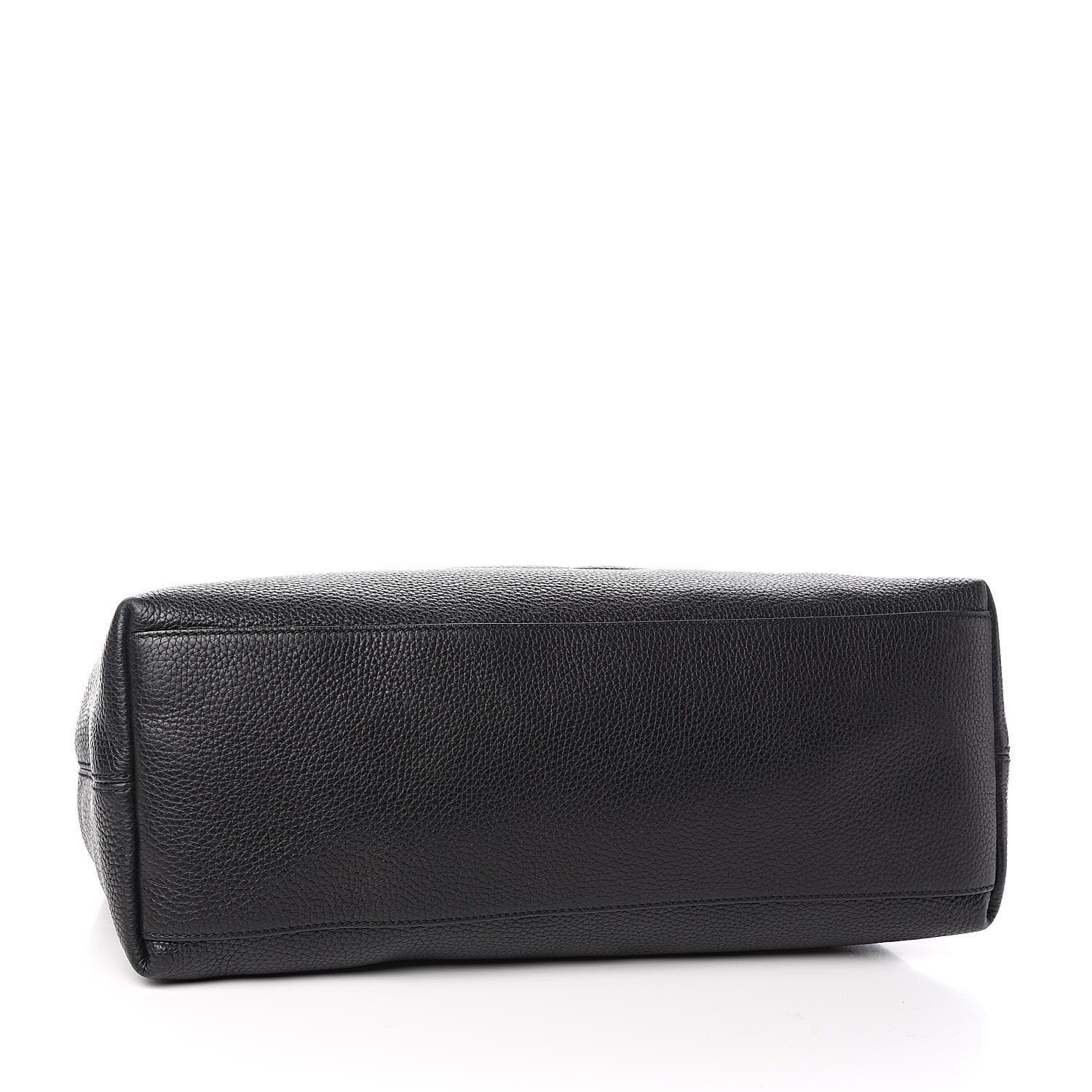 Gucci Pebbled Calfskin Medium Soho Chain Shoulder Bag Black 4 of 10